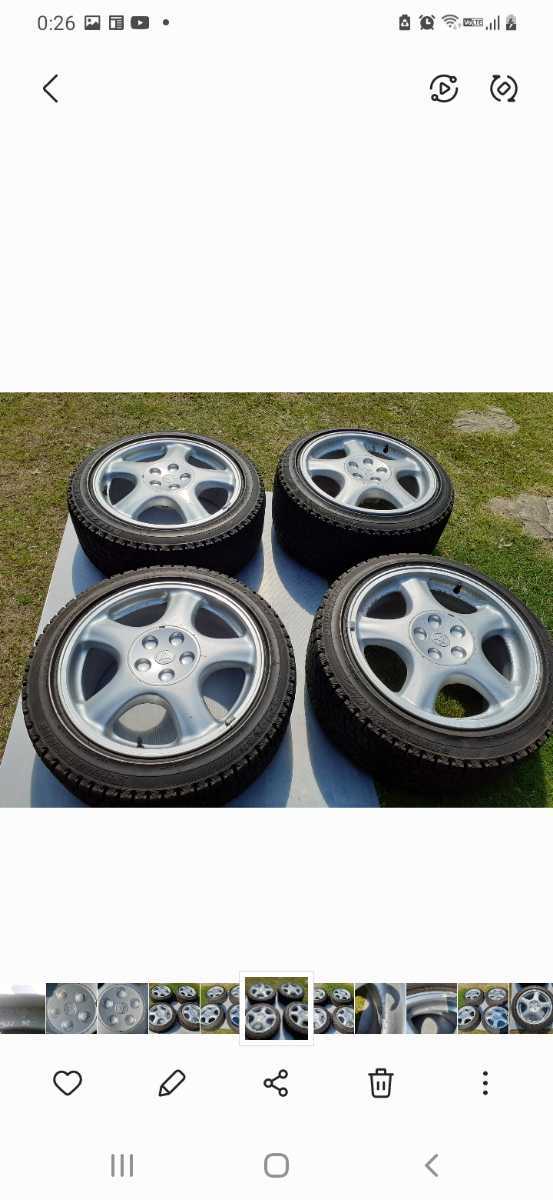 17インチ スープラ 純正ホイール - 80スープラ 前期 希少80 RZ 前後