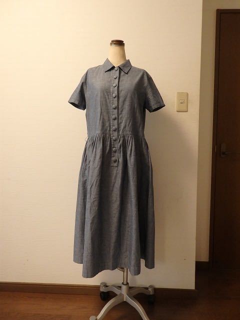 全国無料，高品質 マドモアゼルノンノン 素敵 ダンガリー調 綿ワンピース/38パパス(パパス)｜売買されたオークション情報、yahooの商品情報をアーカイブ公開 - オークファン パパス