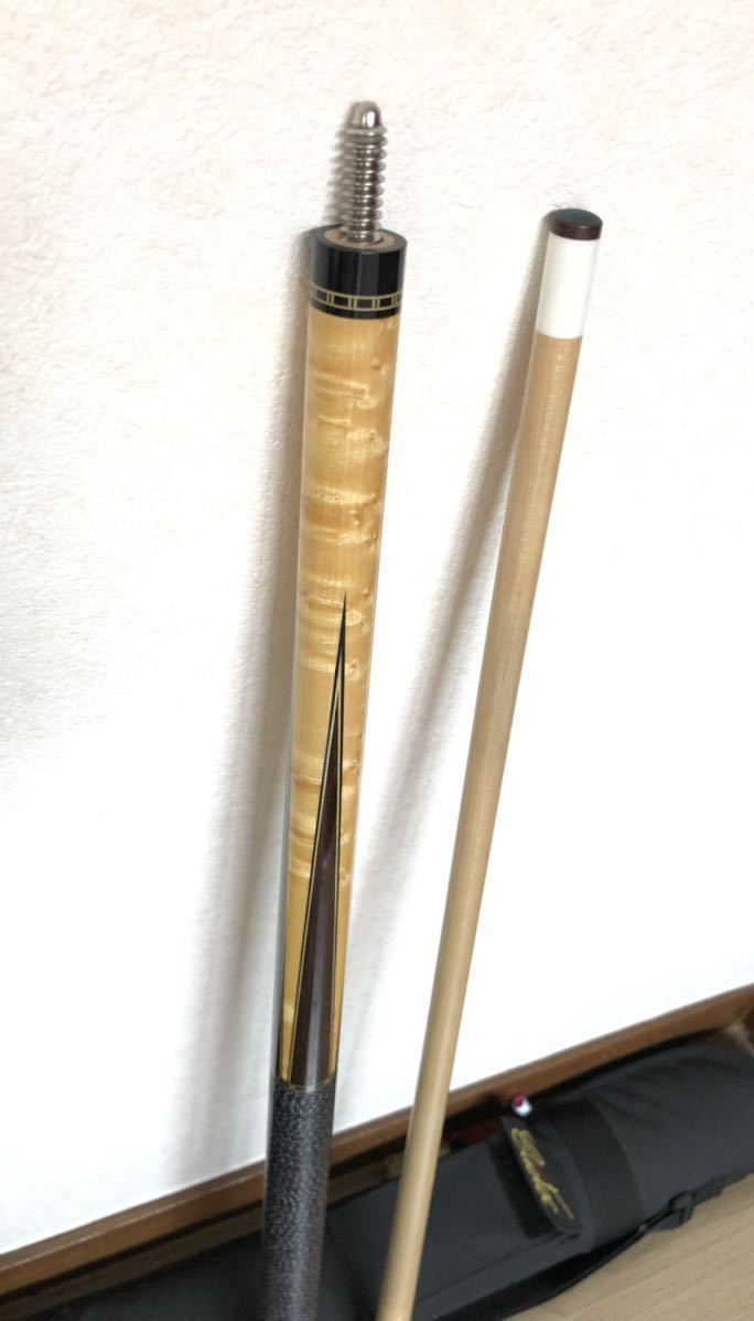 ビリヤードキュー Adam アダム ケース付 Cue 19oz 全長148cm