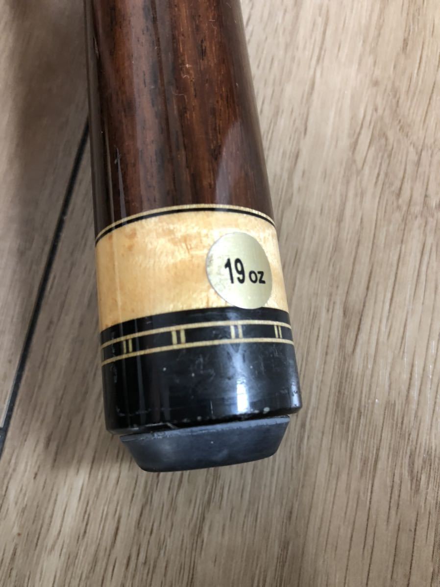 ビリヤードキュー Adam アダム ケース付 Cue 19oz 全長148cm