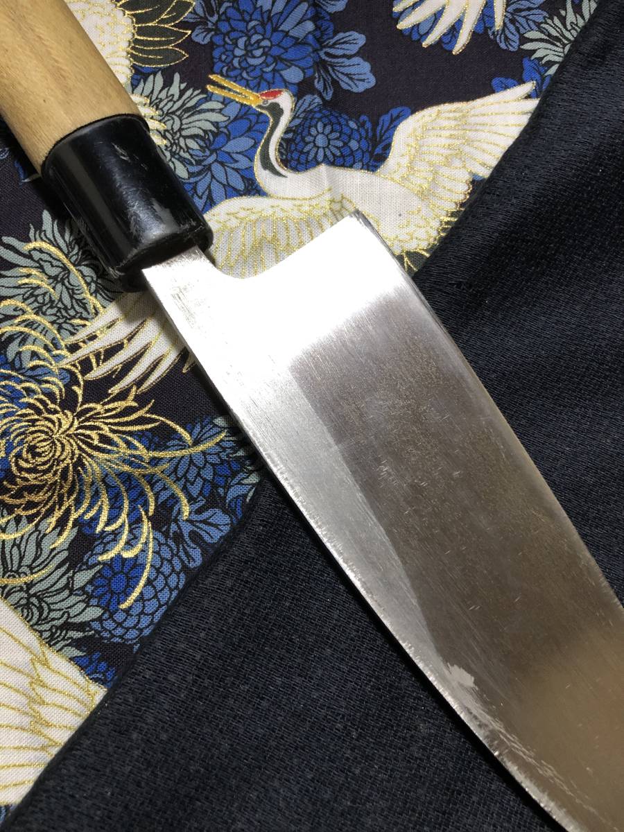 隆久 水牛口柄 本霞研 出刃包丁 和包丁 240mm 隆久 水牛柄 本霞研 出刃包丁 和包丁 240mm 隆久 水牛口柄 本