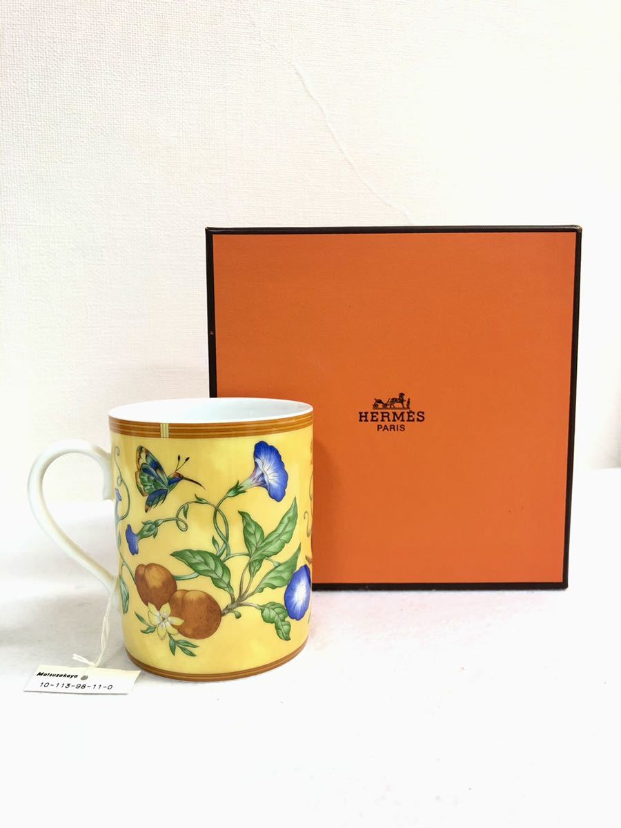 未使用】HERMES/エルメス マグカップ 箱付き ｜食器