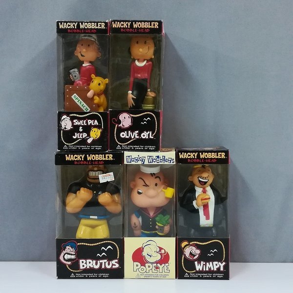 mT505b [まとめ] FUNKO POPEYE ワッキーワブラー ボビングヘッド 