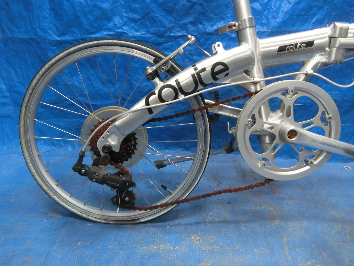 0709-402）DAHON ROUTE ダホン ルート 折り畳み自転車 部品取り