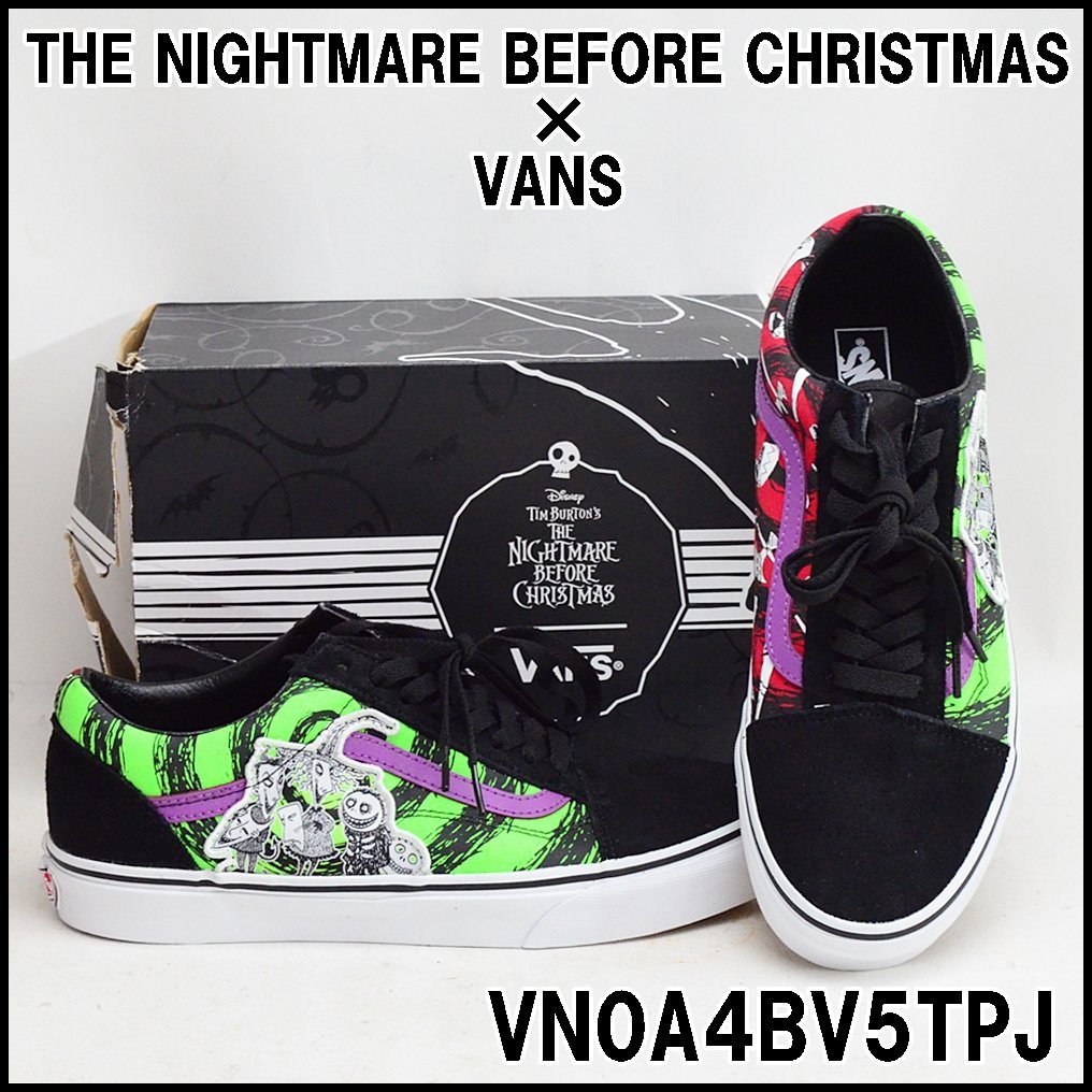 2026，送料無料 VANS &times; ナイトメアビフォアクリスマス スニーカー VN0A4BV5TPJ 27cm オールドスクール ヴァンズ Old Skool(27.0cm)｜売買されたオークション情報、yahooの商品情報をアーカイブ公開 - オークファン 27.0cm