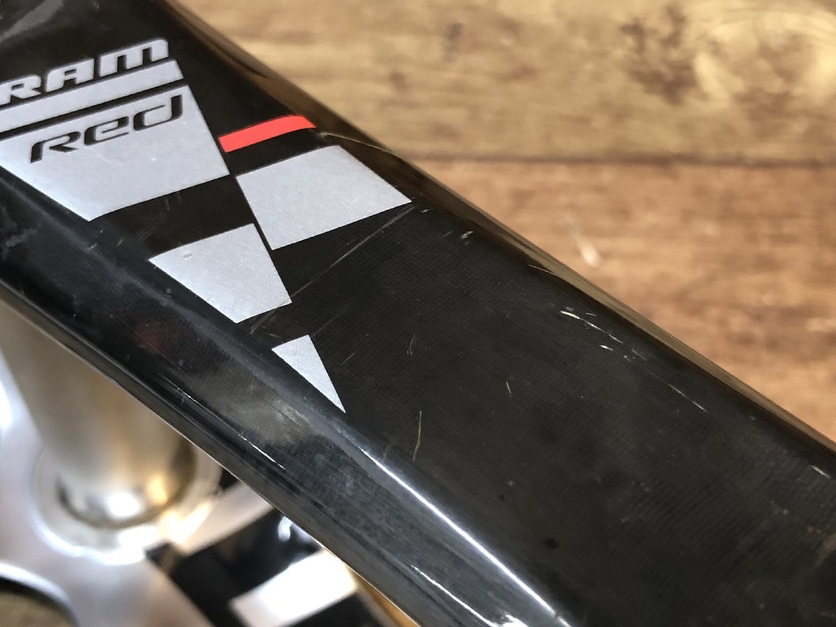 FT083 スラム SRAM レッド RED カーボン クランク 167.5mm PCD110 5H 