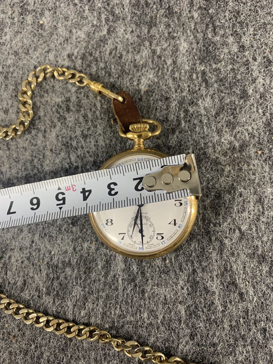 Watex スイス製 皇室特別発行品 手巻き式 懐中時計 18金菊花紋（動作品  