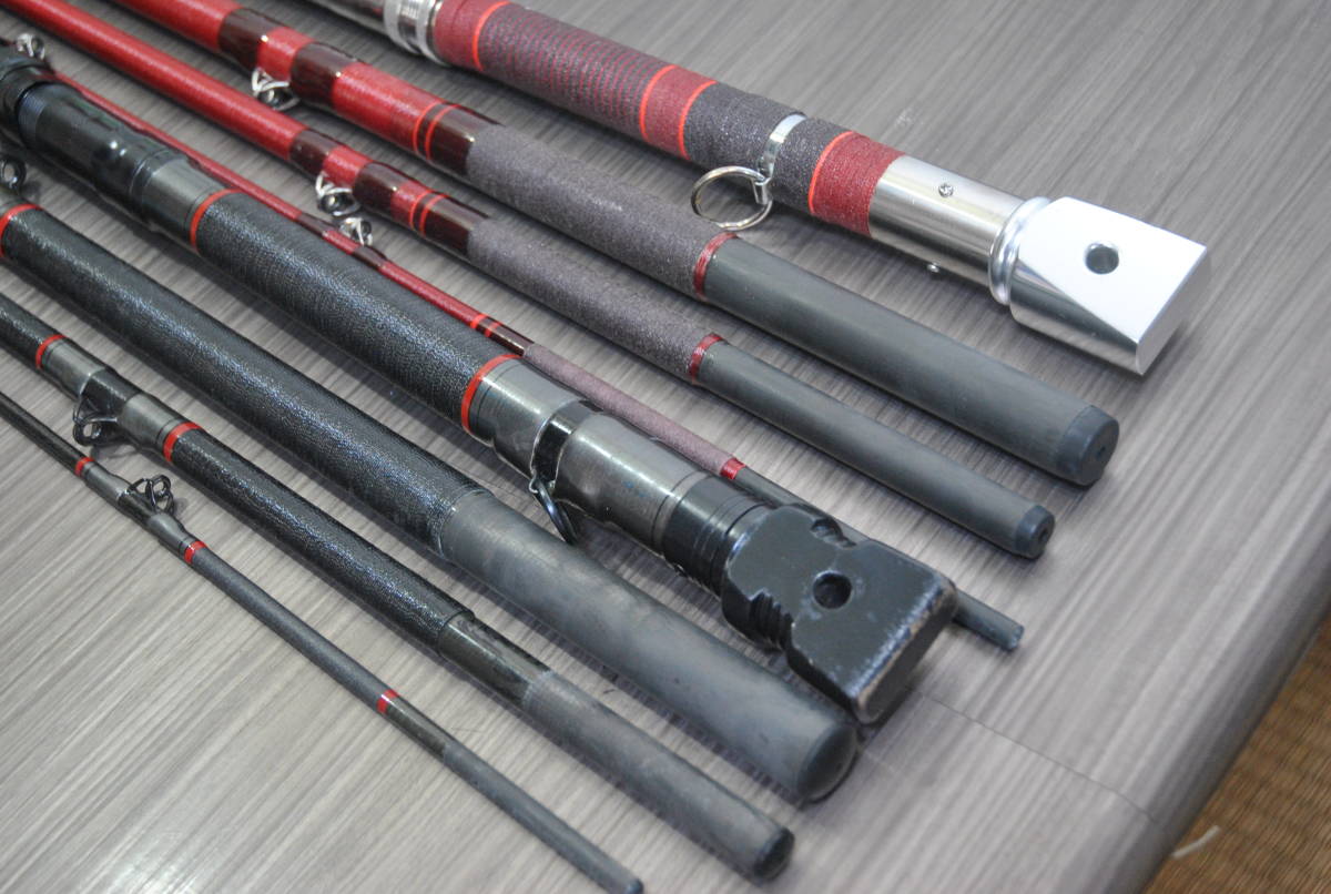クエ竿2本セット中古品 小笠原11 80号504、NFTスーパージャンボ翔 