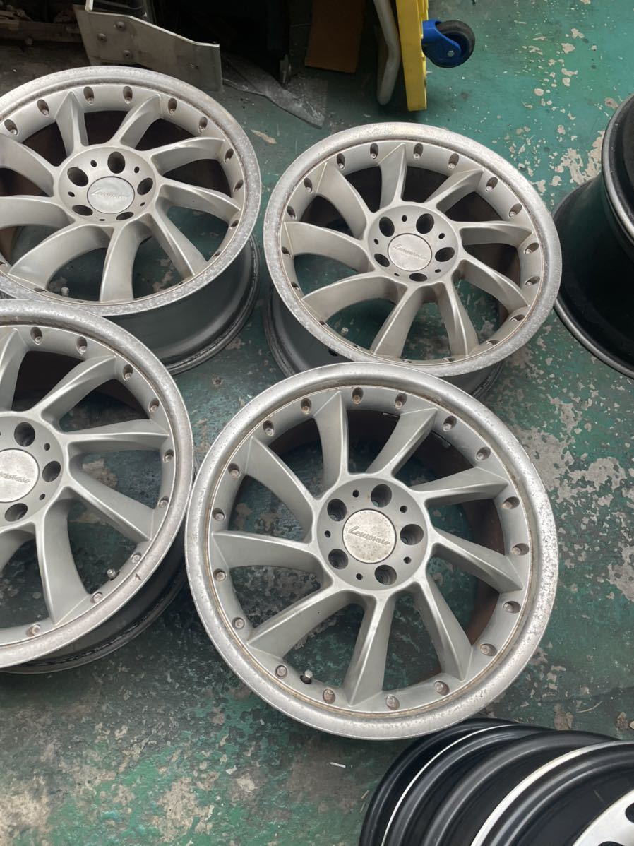 18インチ☆ロリンザー LM6タイプ☆ホイール☆4本セット☆PCD114.3-5H  