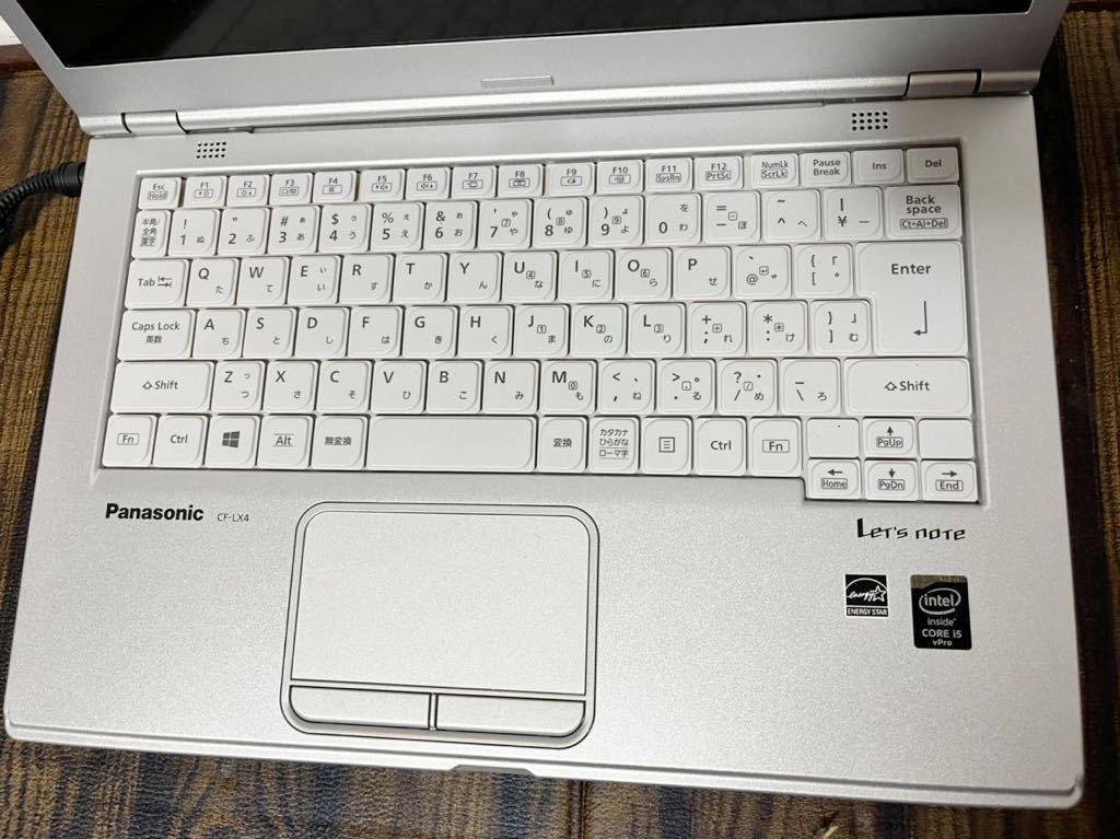 ノートPC パナソニック レッツノートCF-LX4（ジャンク）大学販売黒モデル