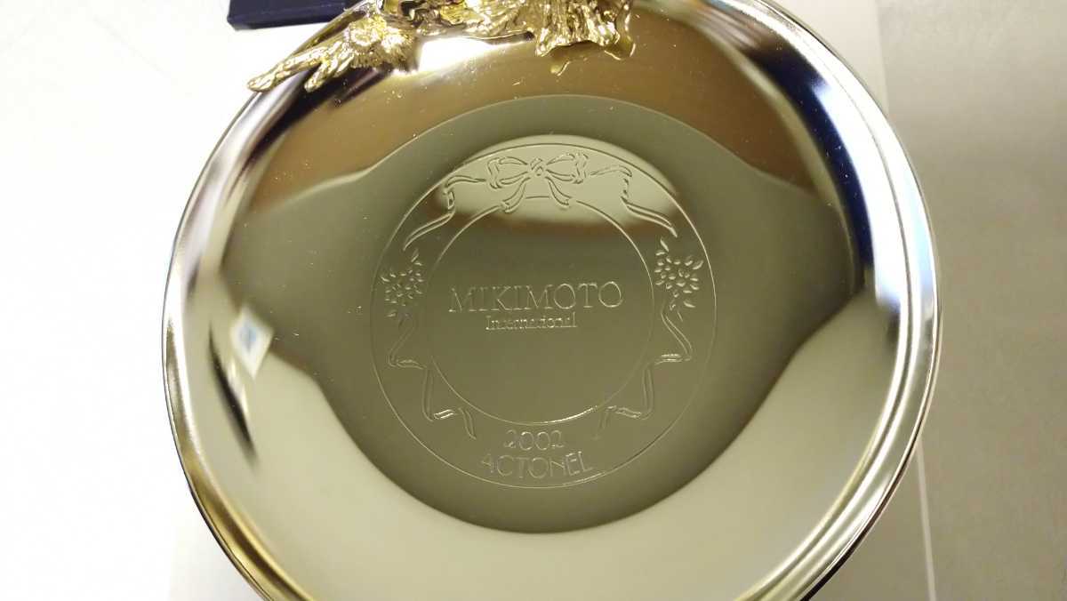 MIKIMOTO ミキモト】2002 ACTONEL パール付 うさぎ アクセサリートレイ