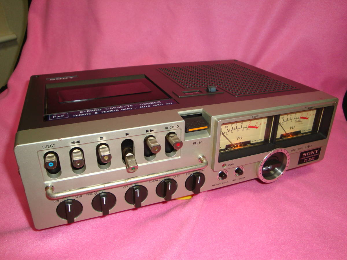 SONY TC-2500 ソニー ソニー SONY TC-2500 カセットコーダー ケース