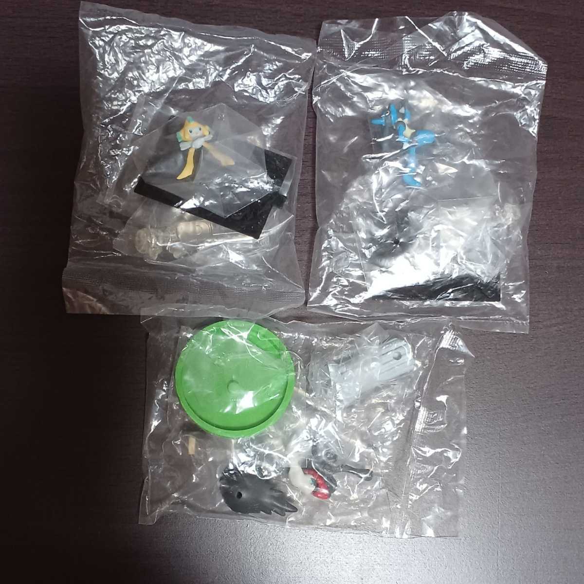 立体ポケモン図鑑 まとめ売り ダークライ ジラーチ ルカリオ 劇場版 