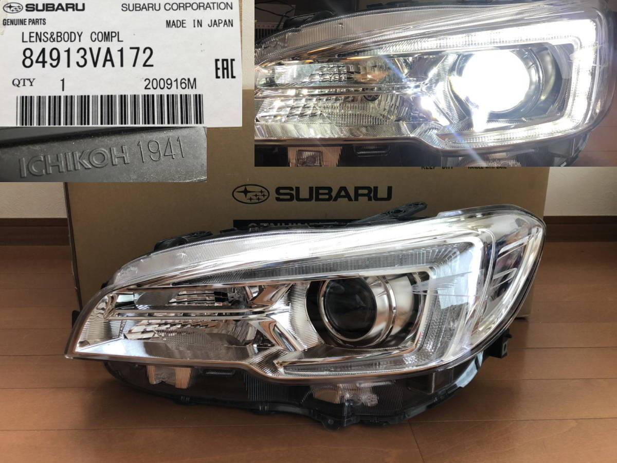 レヴォーグ VM4 スバル VMG 後期 純正 VM4⁄VMG LED WRX 右 ヘッド
