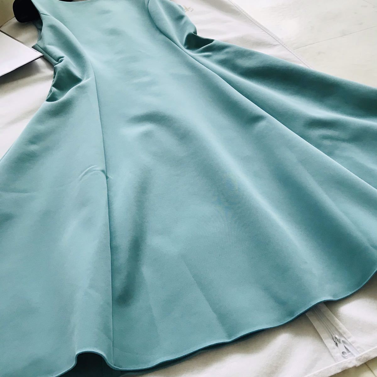 Dm掲載 Foxey Newyork フォクシー ハイドレンジア アクアマリーン ストレッチノースリーブワンピース ドレス ティファニーブルー 38 ワンピース 売買されたオークション情報 Yahooの商品情報をアーカイブ公開 オークファン Aucfan Com