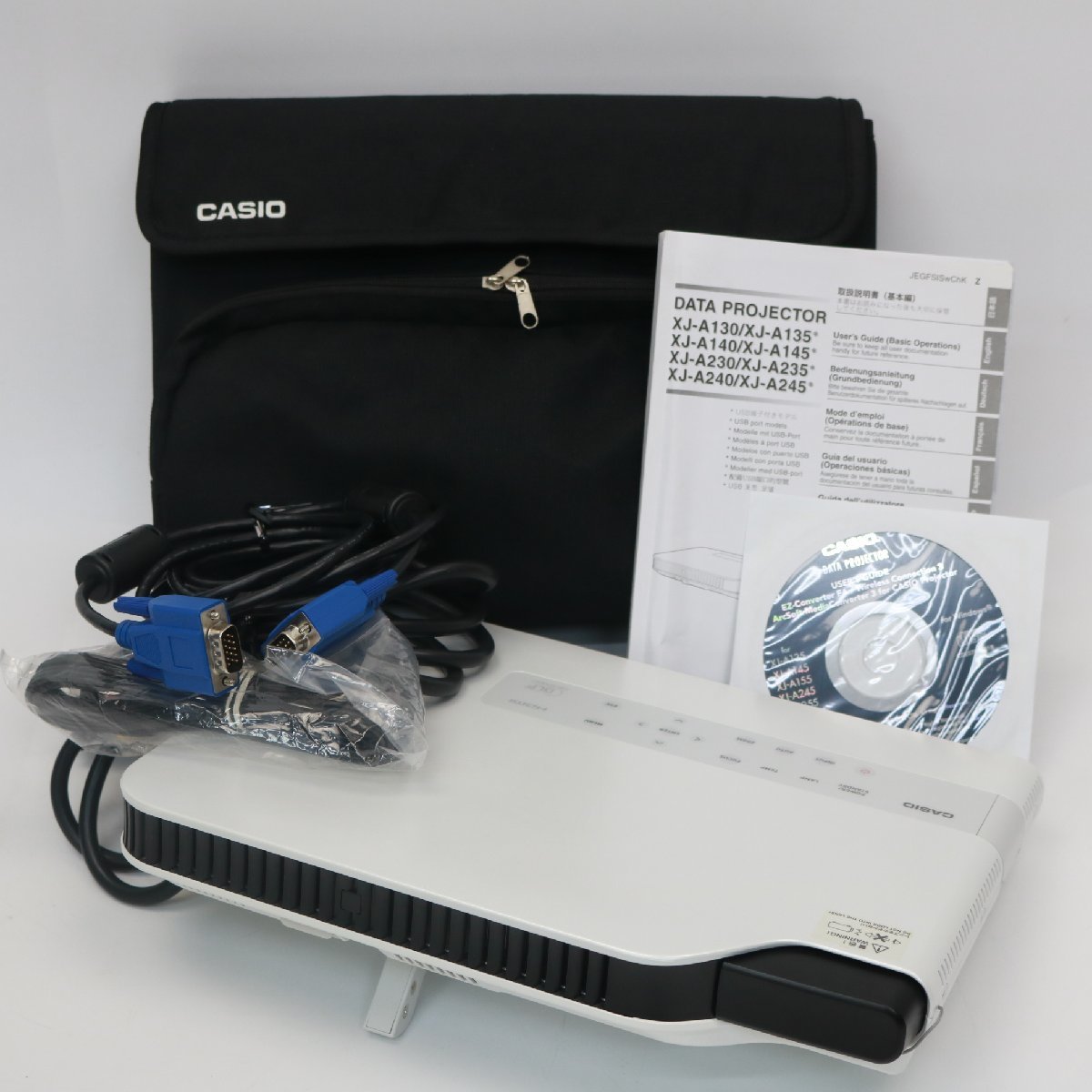 034 CASIO グリーンスリム プロジェクター XJA135 薄型 A4サイズ ランプ使用時間22時間(本体)｜売買されたオークション