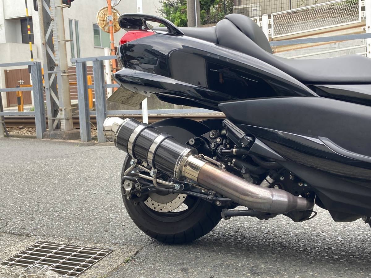 ヤマハ　マジェスティ250　メーカー不明　社外マフラー　SG20J メーカー不明 マジェスティ250 SG20J 4D9 社外マフラー(マフラー本体