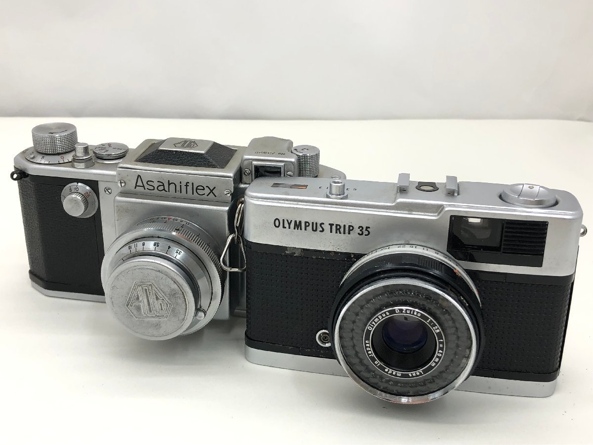 1円～ OLYMPUS TRIP 35/Asahiflex レンジファインダー 2点 まとめ