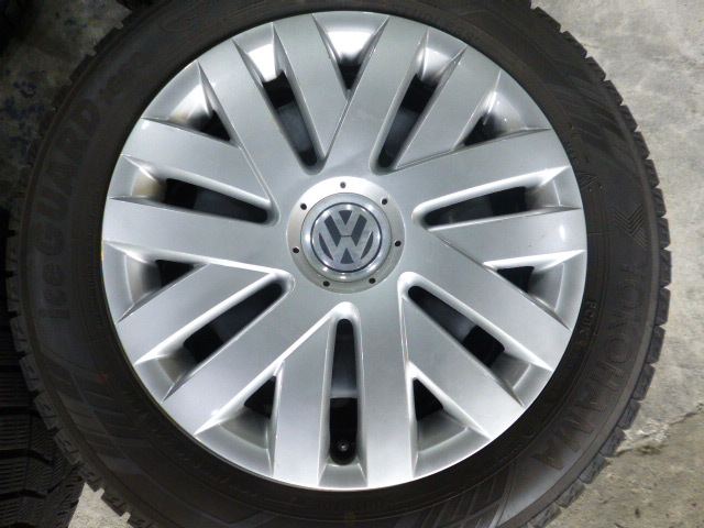 205/55R16 ワーゲン純正スチールホイール ヨコハマ ice GUARD iG60 ヨコハマ 205&frasl;55R16 スタッドレス VRX 0 ダンロップ