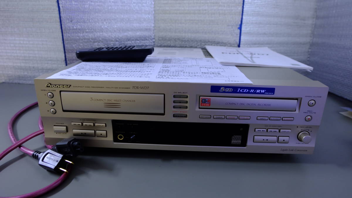 Pioneer PDR-WD7 2009/9/ メーカーメンテナンス CDコピー 家電、AV