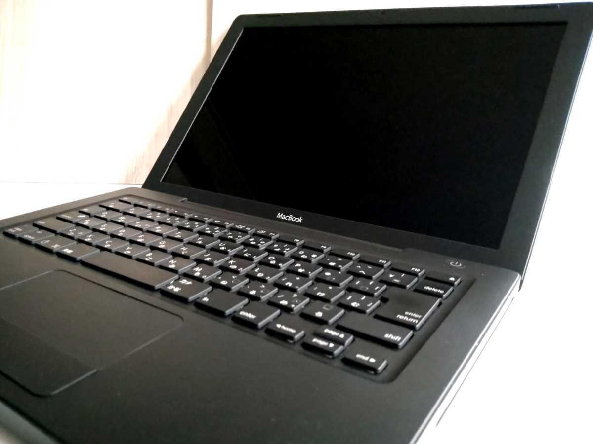 初代MacBook黒 1円スタート ジャンク MacBook Early 2006 箱あり HDD