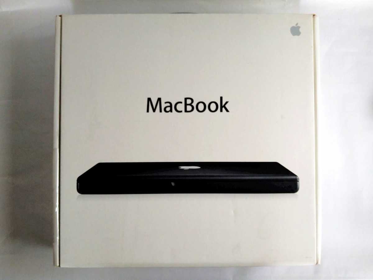 初代MacBook黒 1円スタート ジャンク MacBook Early 2006 箱あり HDD 
