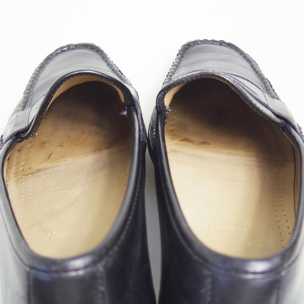 29.5cm相当　Allen Edmonds Hanover　アレンエドモンズ ハノーバー　USA製　コインローファー　ブラック　革靴　ローファー　/U5773 Allen アレンエドモンズ 古着 Street Clark D