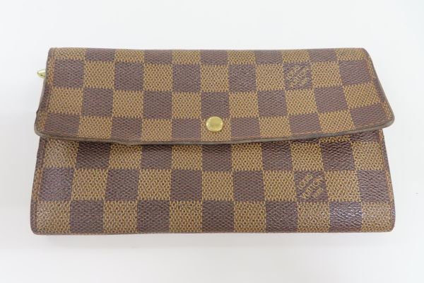 お買い得，爆買い 9027/mk/07.08 LOUIS VUITTON ルイヴィトン ポルトフォイユ サラ ダミエ N61734 財布 CA0022 60089(ダミエライン)｜売買されたオークション情報、yahooの商品情報をアーカイブ公開 - オークファン 服飾小物