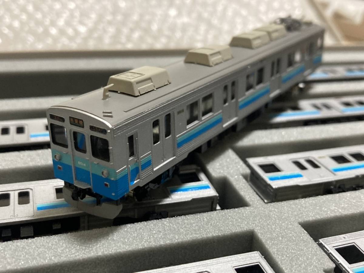 中古美品 動力動作チェック無し】東急8500系8614F 伊豆の夏号 10両編成 