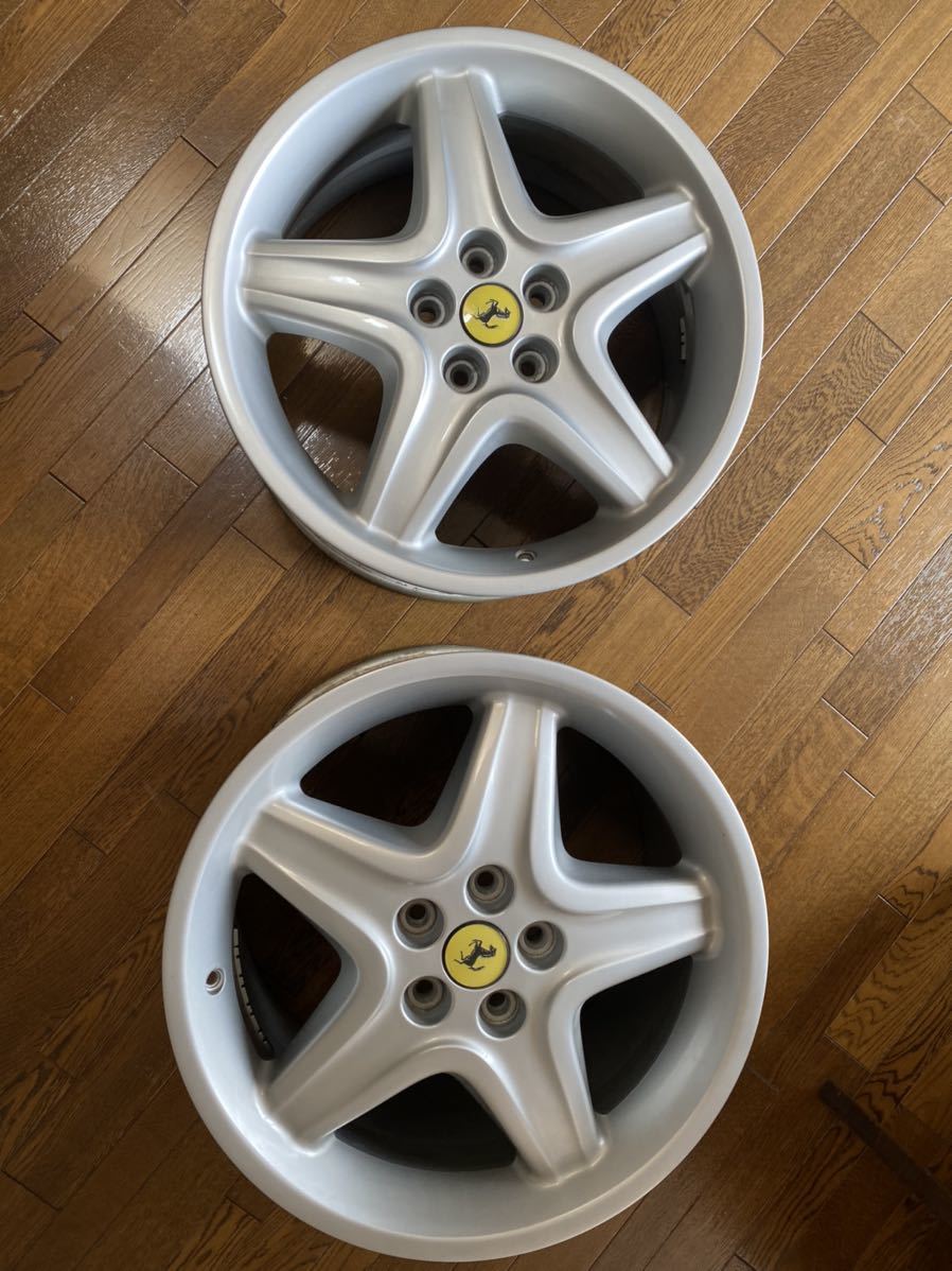 フェラーリ　512TR 純正ホイール　前後1本ずつ