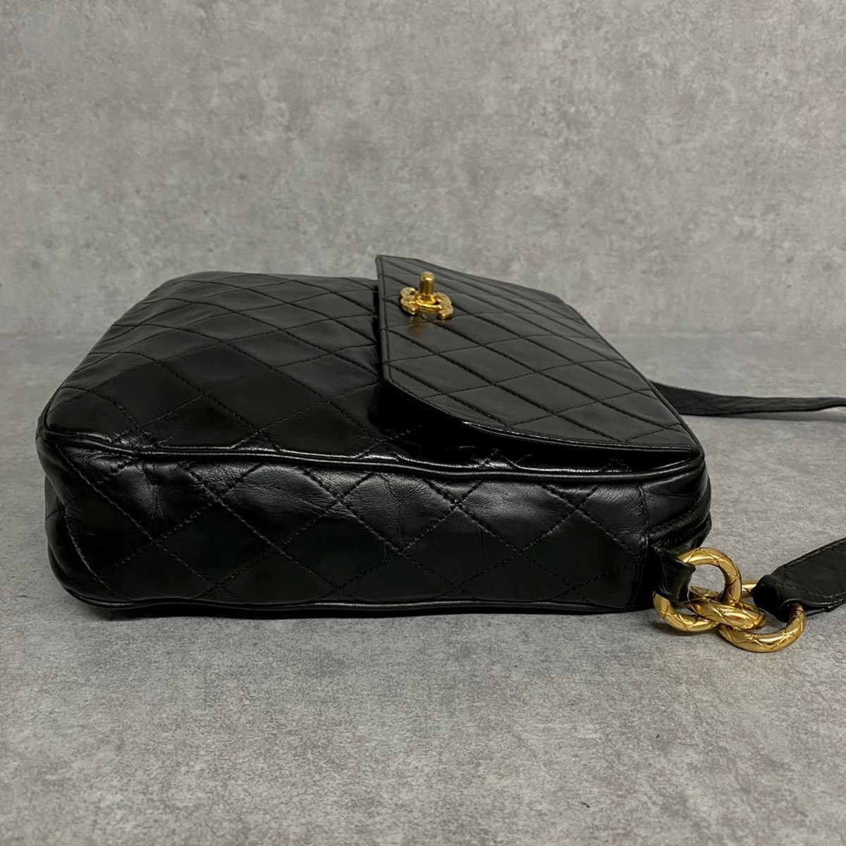 1円 シール有 2番台 CHANEL シャネル マトラッセ ラムスキン レザー 本