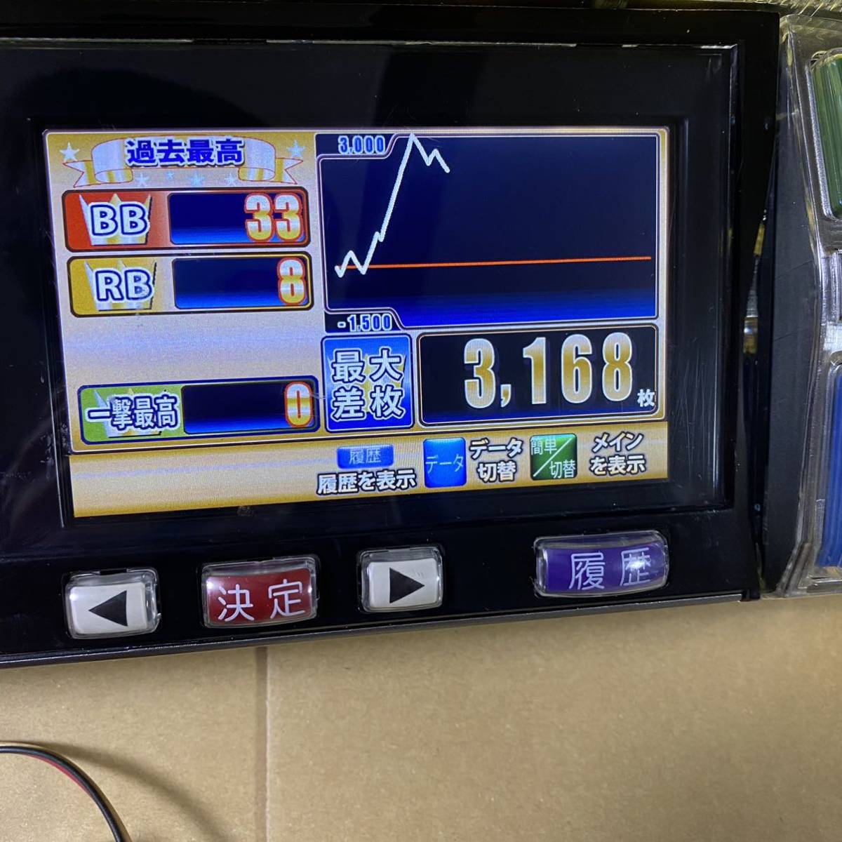 データカウンター デー太郎11 スロット用 差枚数表示可能！ 家庭 家庭 