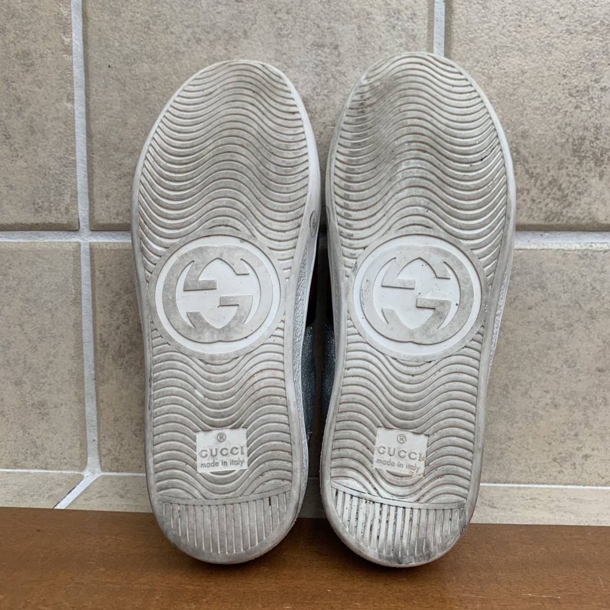 GUCCIグッチ デザインスニーカー 22.5〜23.5cm サイズ35 グッチ 
