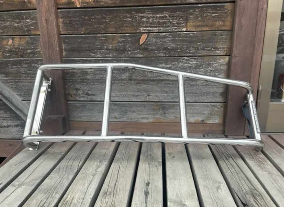 ジムニー　JA22 リアラダー　ステンレス ジムニー JA22 ラダー ジムニー】JA11 リア ラダー ステンレス製 ja11