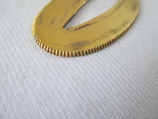TA6448 装具/刀切羽/金無垢？/片切羽 武具