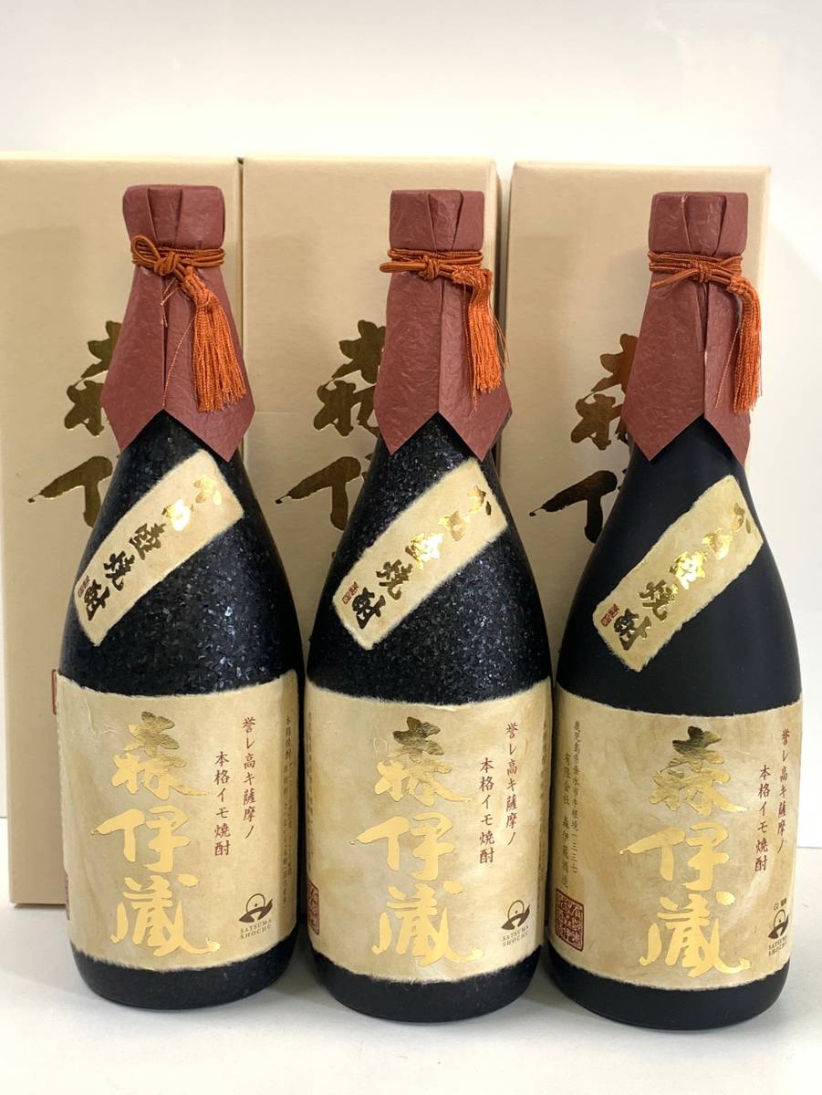 未開栓 森伊蔵 かめ壺焼酎 イモ焼酎 さつまいも 米麹 720ml 25％ 箱
