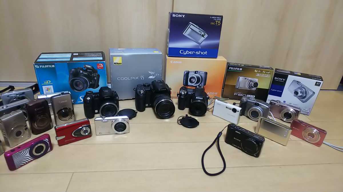 まとめ売り デジタルカメラ Canon 大量 Nikon ジャンク 他 Canon⁄Nikon