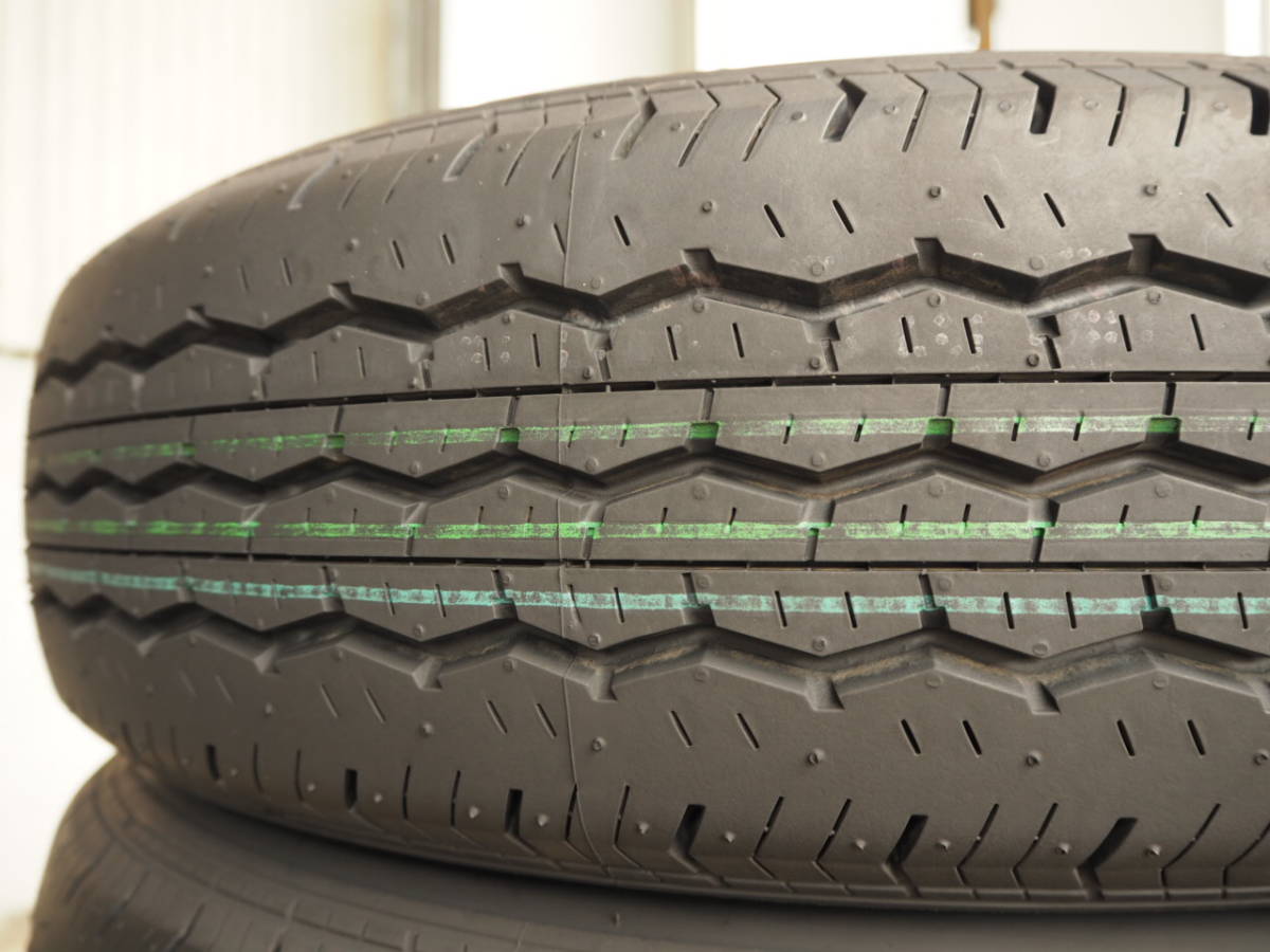 L39　送料無料　ブリヂストン　195/80R15 107/105N LT　4本9分山　RD613　2021年製