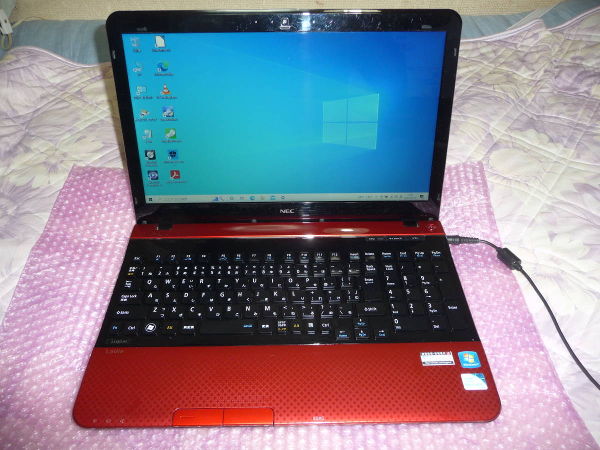 LaVie S NEC | PC-LS150HS6R ※本体:バッテリー完全消耗 クロスレッド 