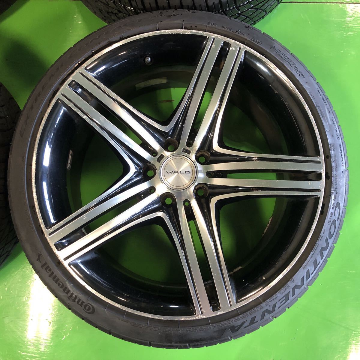 NA463 中古 WALD MAHORA M11C ヴァルド マホラ ホイール 19×9.5J +40 