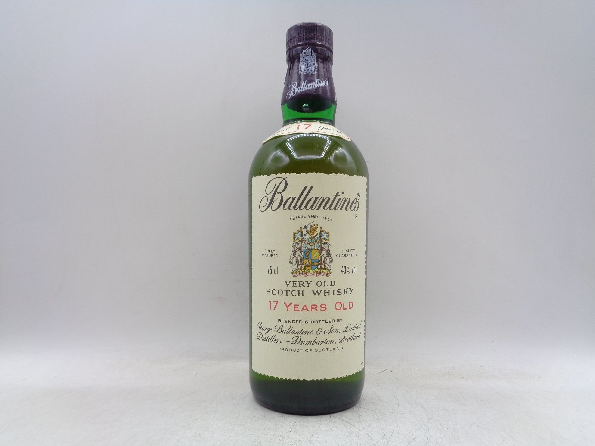 未開封】Ballantine's 17年 ブレンデッドスコッチウイスキー 売れ筋