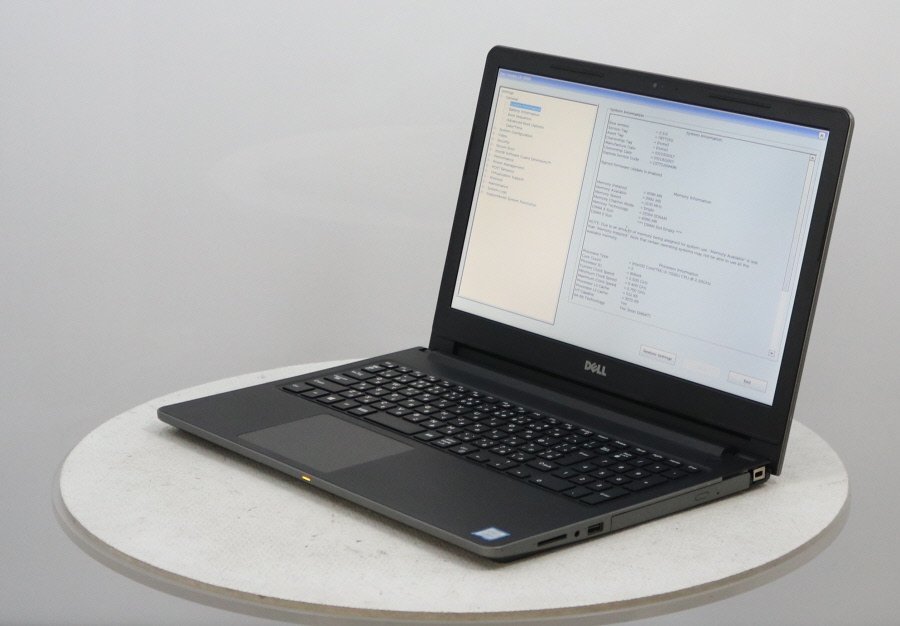 DELL vostro 15-3568 Core i7-7500U 2.7GHz 8GB DVDスーパーマルチ
