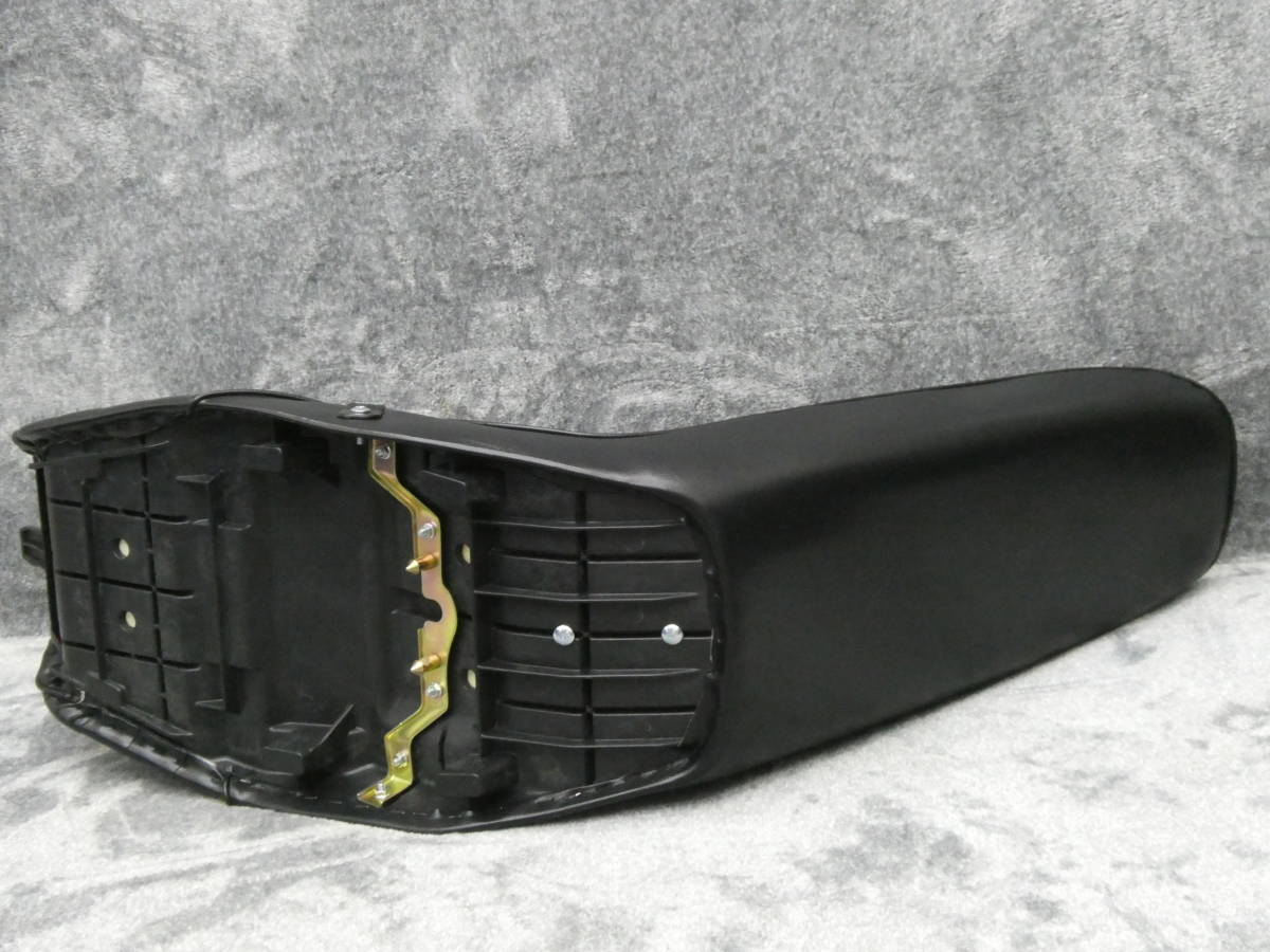 ZRX400 黒皮 60cm 三段シート/ブラック 補強入り ZRX400 黒