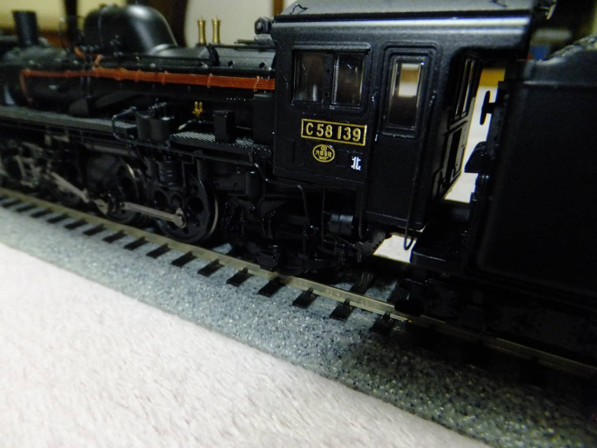 HO 天賞堂 No 51026 C58形 北海道タイプ切詰デフ 平底テンダー(機関