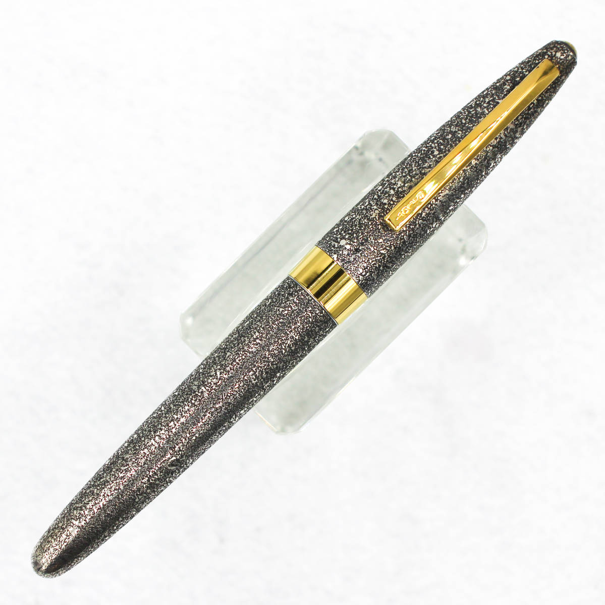 PILOT パイロット シルバーン 燻 石目散らし 万年筆 18Kペン先 パイロット シルバーン 万年筆 PILOT | 18K 絶版 石目散らし ペン