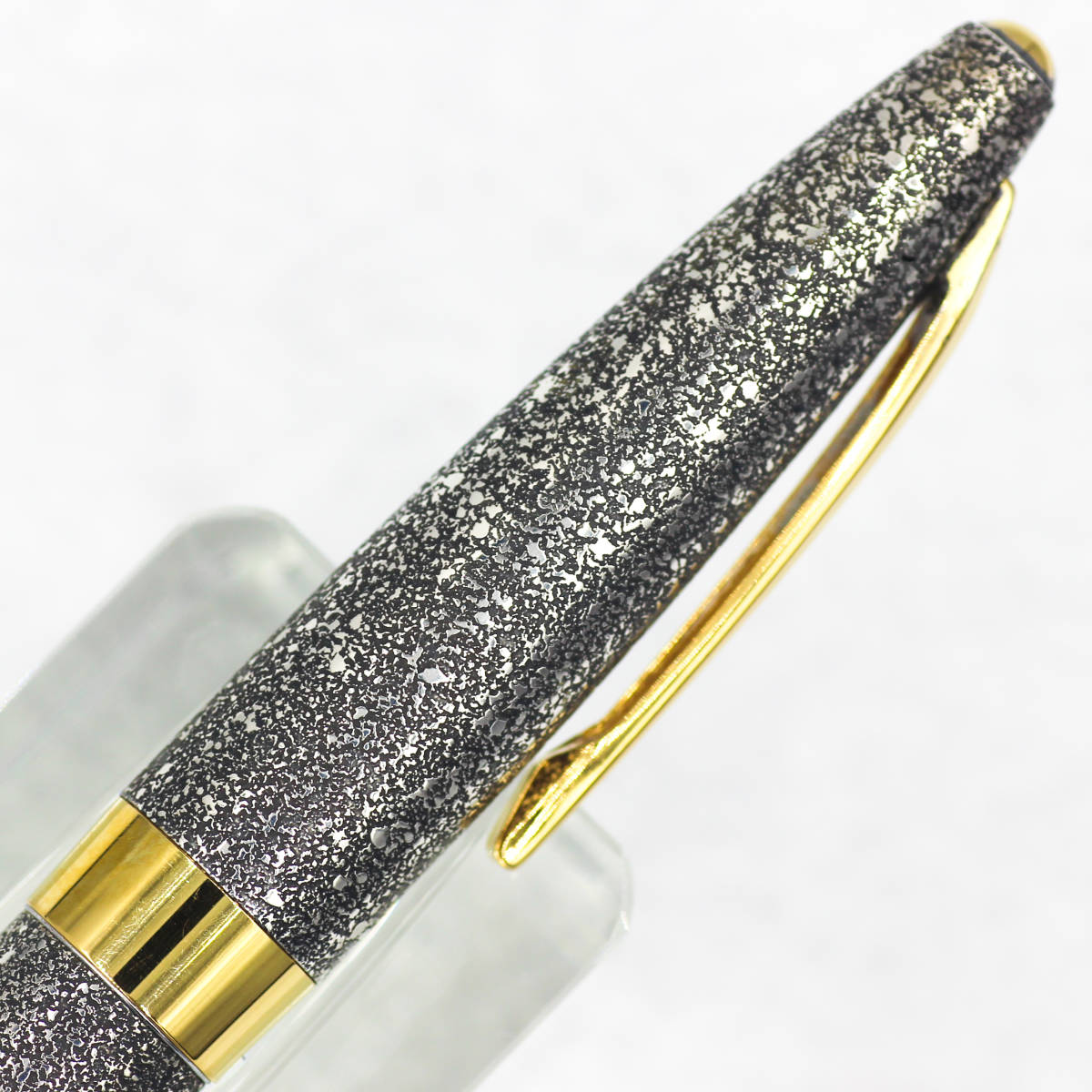 PILOT パイロット シルバーン 燻 石目散らし 万年筆 18Kペン先 パイロット シルバーン 万年筆 PILOT | 18K 絶版 石目散らし ペン