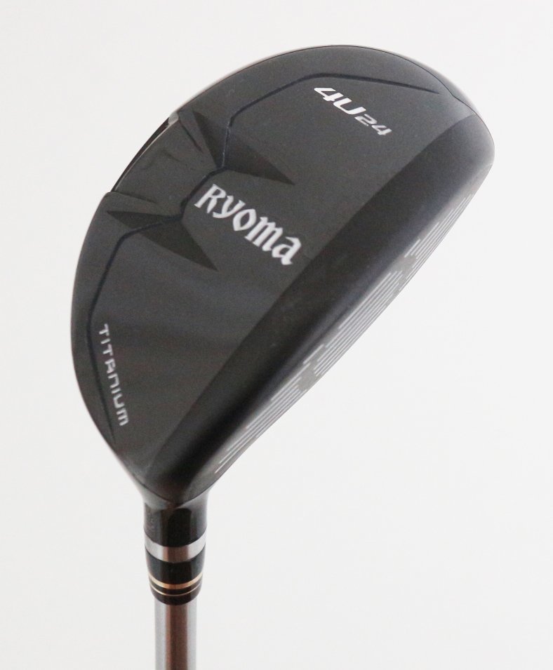 ○程度良！Ryoma☆リョーマU ユーティリティ 4U 24°BLACK IP TourAD