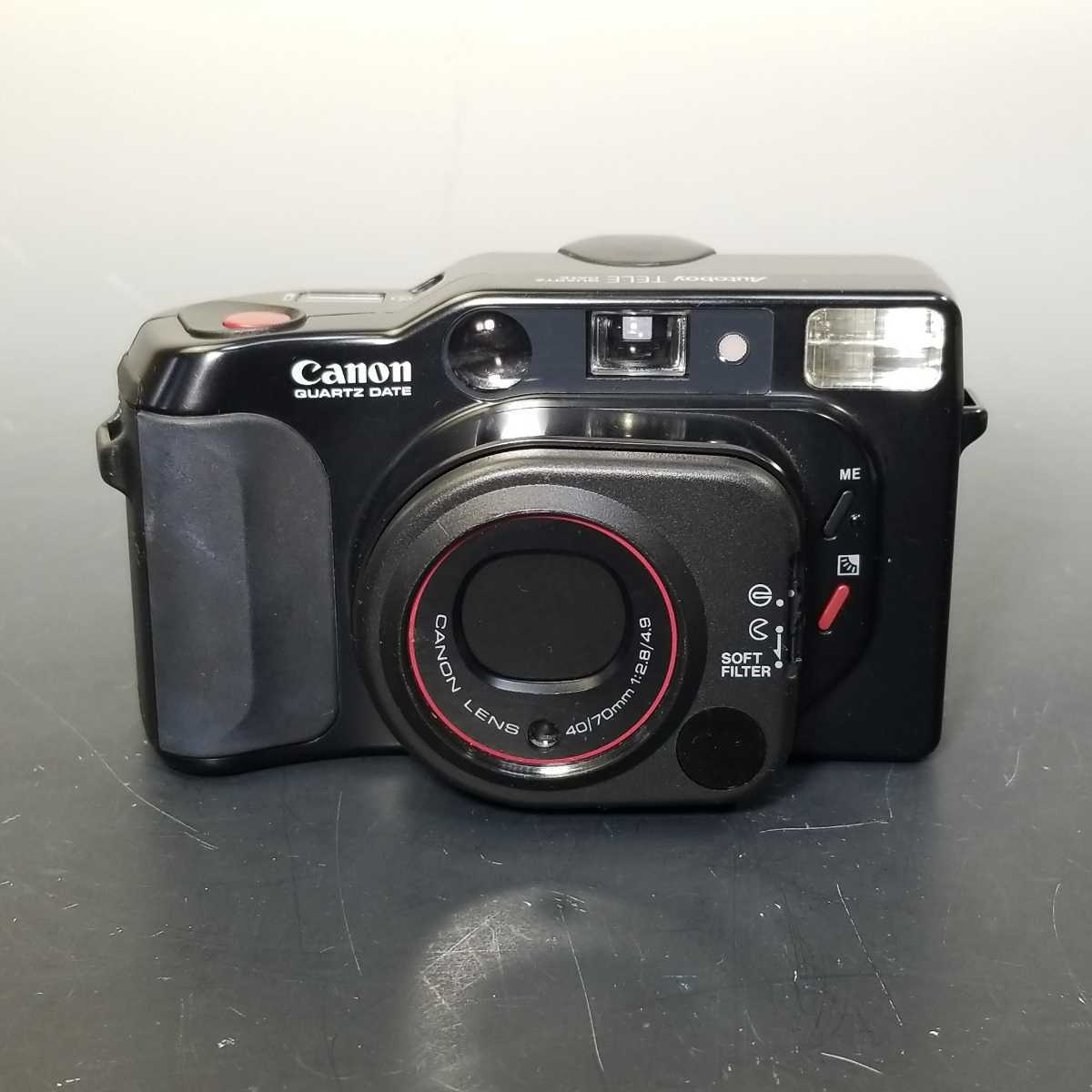 227【同梱NG】Canon Autoboy TELE QUARTZ DATE フィルムカメラ