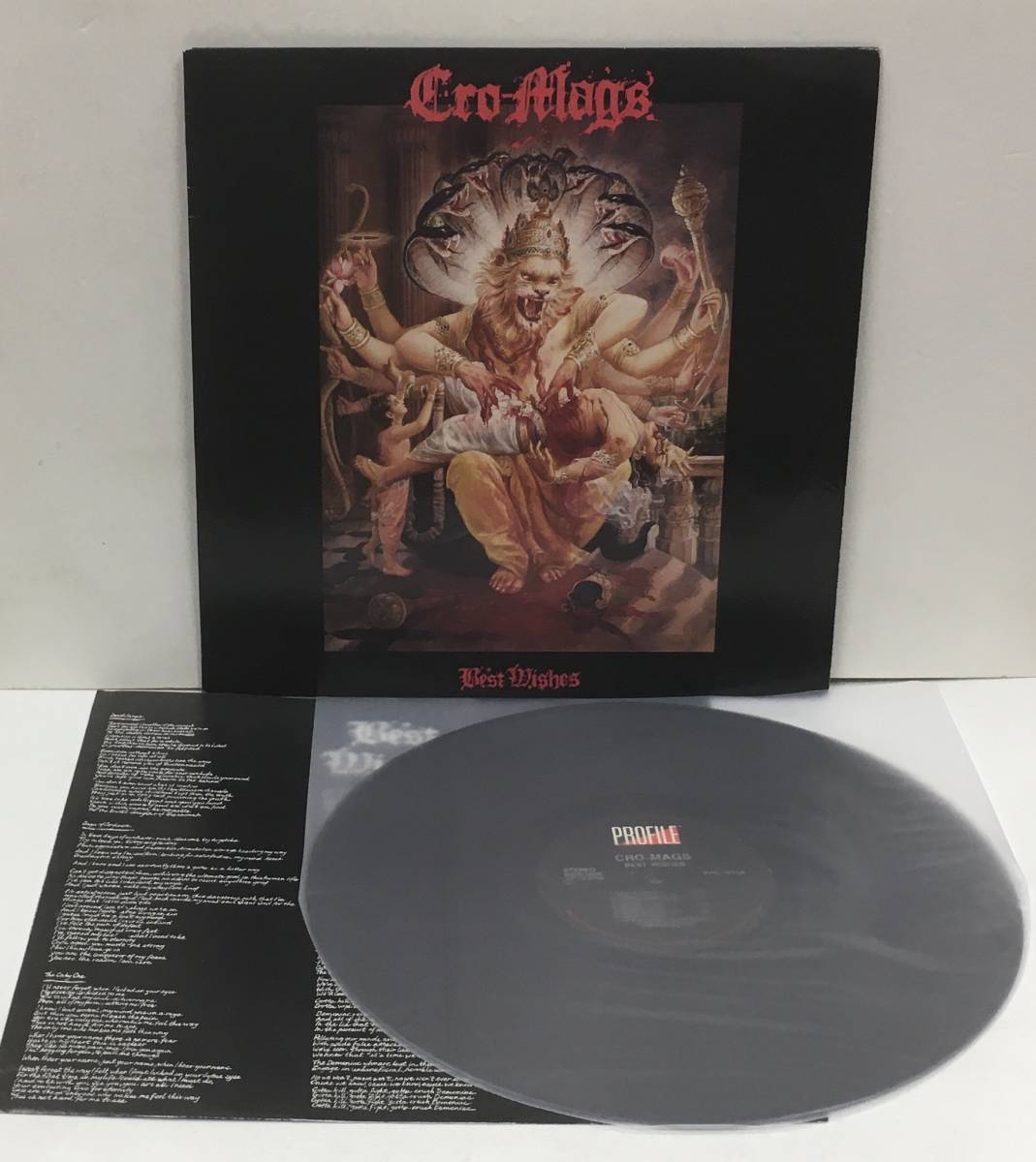 LP CRO-MAGS / Best Wishes PRO-1274 VINYL Profile US Original w