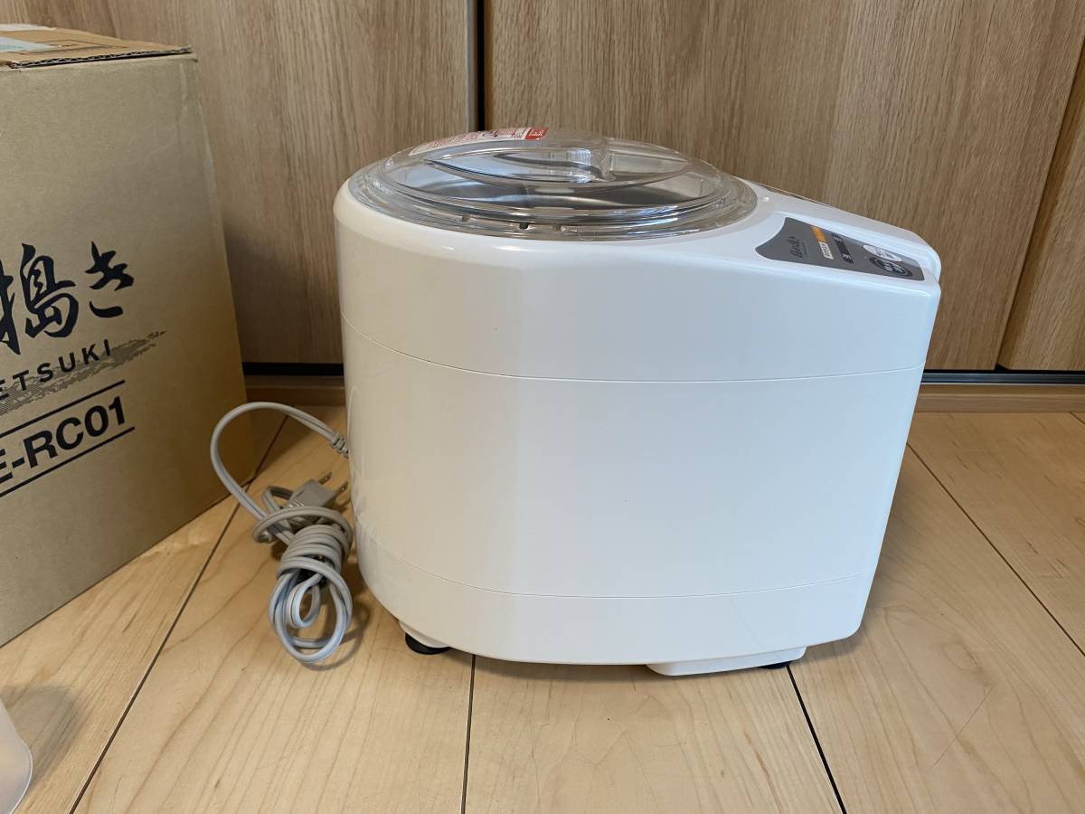山本電気 極め搗き YE-RC01 家庭用 精米機 5合 日本製 通電確認 元箱 